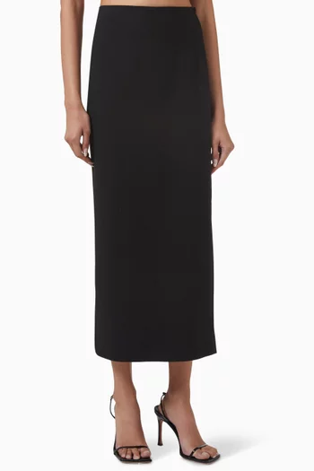 Midi Skirt in Vinyl