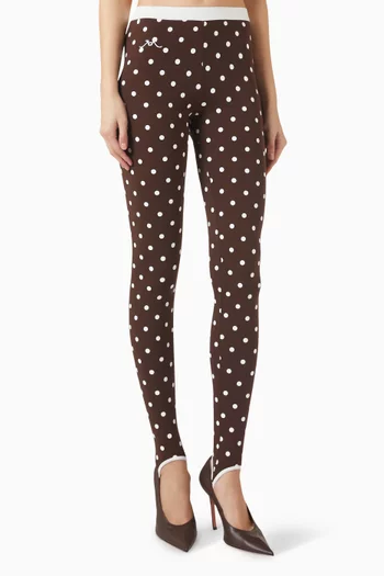 لغينغز بخصر مرتفع جيرسيه