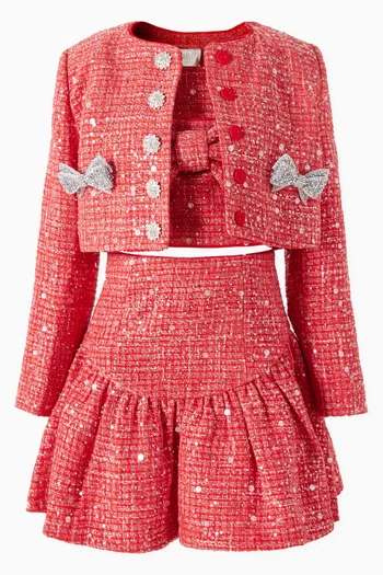 Jingle Jacket in Tweed & Sequins