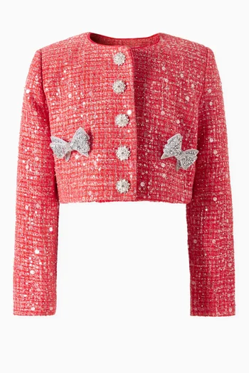 Jingle Jacket in Tweed & Sequins