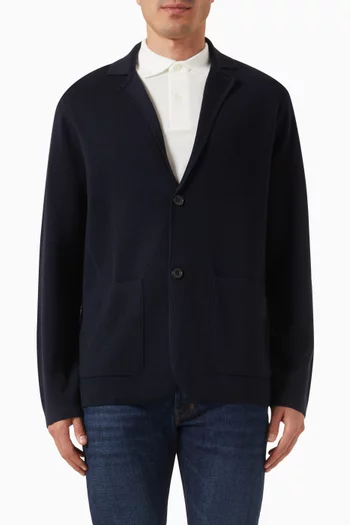 Knit Blazer in Merino Wool
