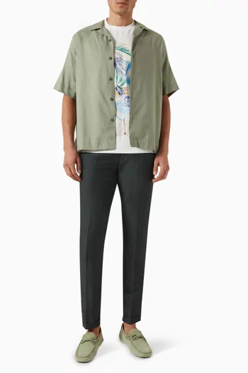 Short-sleeve Shirt in Cotton