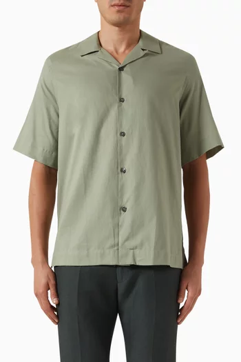 Short-sleeve Shirt in Cotton