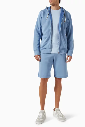 Zebra Logo Shorts in Organic Cotton