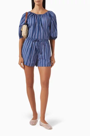 Ella Striped Top in Cotton