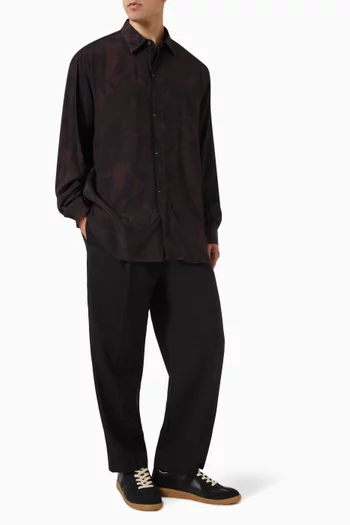 Floral printed Shirt in Cotton-blend