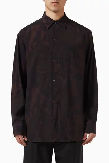 Floral printed Shirt in Cotton-blend