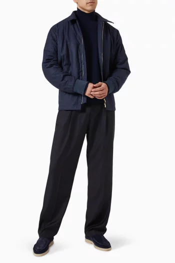 Roll Neck Sweater in Merino Wool