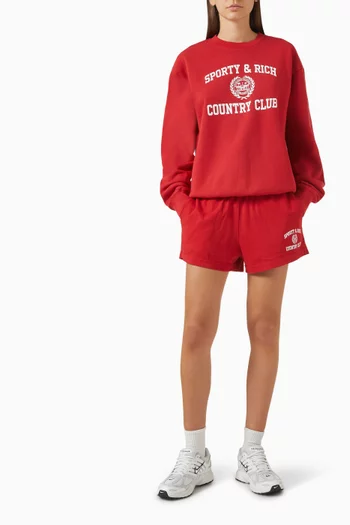 Varsity Crest Crewneck Sweatshirt