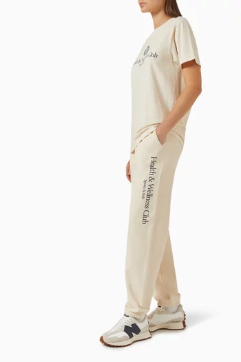 H&W Crest Sweatpants in Cotton-fleece