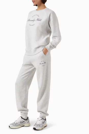 Beverly Script Sweatpants in Cotton Blend