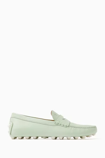 Gommino Bubble Loafers in Leather
