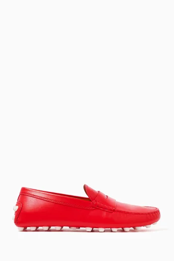 Gommino Bubble Loafers in Leather