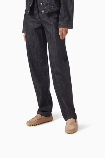Gommino Bubble Loafers in Suede