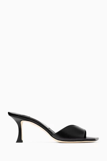 Skye 70 Mule Sandals in Leather