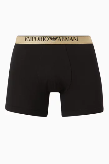 Logo Boxer Briefs in Cotton