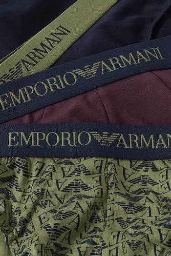 Logo Briefs in Cotton, Set of 3