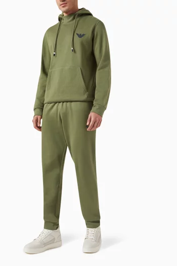 Logo-embroidered Sweatpants in Cotton-blend