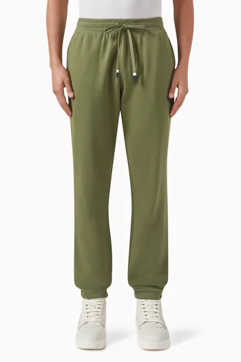 Logo-embroidered Sweatpants in Cotton-blend