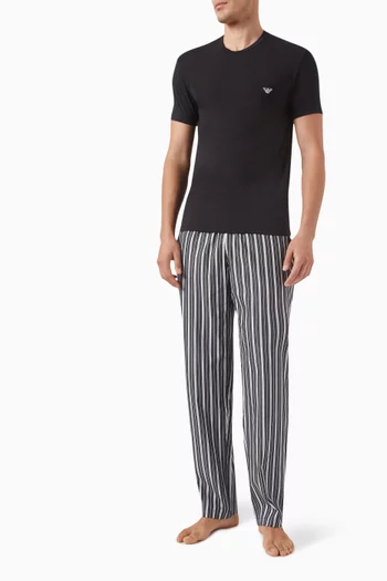 Crew Neck T-shirt in Modal-jersey