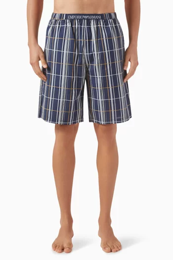 All-over Print Shorts in Cotton