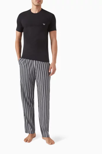 Pyjama Pants in Woven Cotton