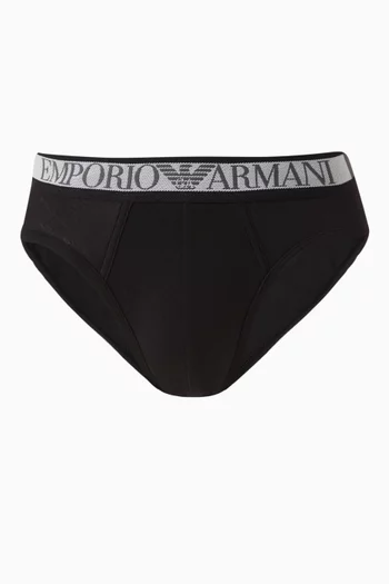 Logo Briefs in Cotton