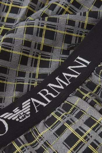 Logo Printed Boxers in Cotton