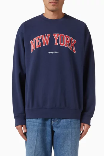 New York Ivy Sweatshirt in Cotton