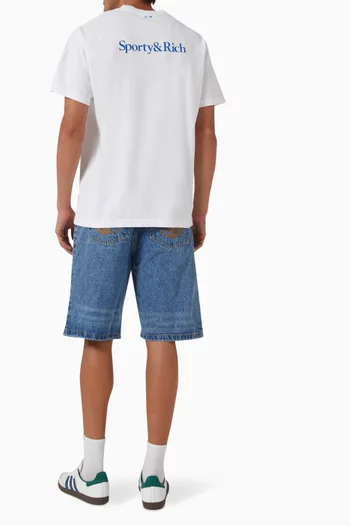 Dodgers Serif T-shirt in Cotton