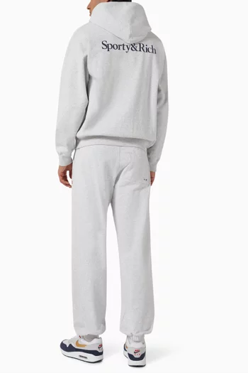 Dodgers Serif Hoodie in Cotton-fleece