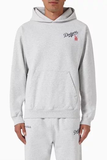 Dodgers Serif Hoodie in Cotton-fleece