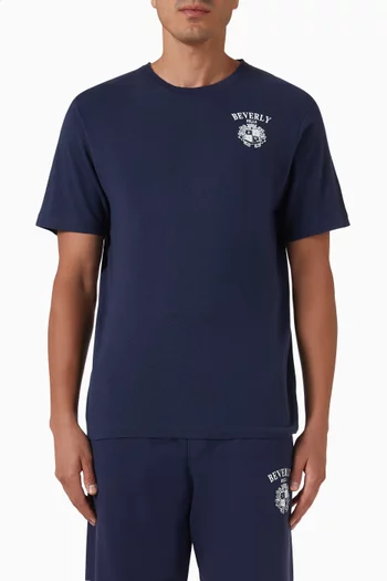 Beverley Hills Crest T-shirt in Cotton