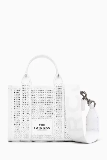 The Mini Crystal Tote Bag in Canvas