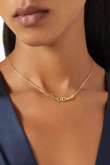 Astor Link Necklace in Gold-plated Sterling Silver