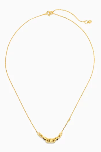 Astor Link Necklace in Gold-plated Sterling Silver