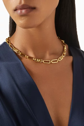 Empire Link Chain in 14kt Gold-plated Brass