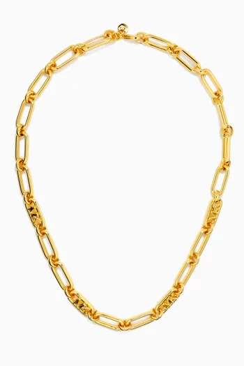 Empire Link Chain in 14kt Gold-plated Brass