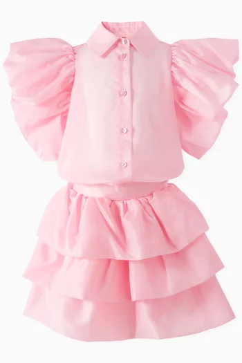 Layered Ruffle Top