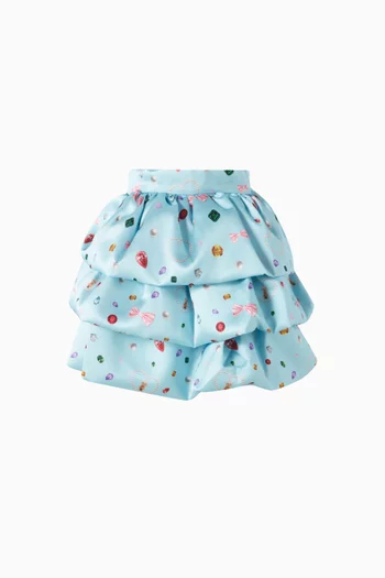 Ruffle Layered Skirt