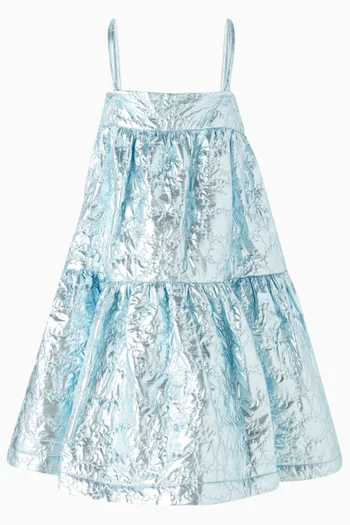 Square-neckline Frankie Layered Dress