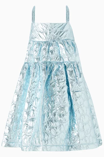 Square-neckline Frankie Layered Dress