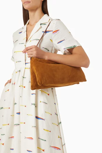 Wally Shoulder Bag in Suede