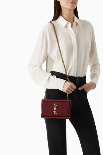 Small Kate Shoulder Bag in Patent Leather