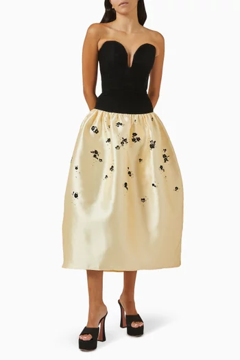 Jiji Bell Corset Midi Dress