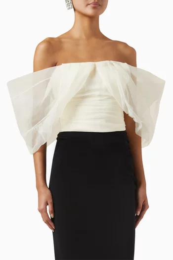 Renaissance Top in Organza