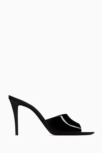 Romy 90 Mule Sandals in Patent Leather