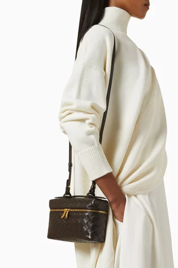 Bang Bang Vanity Case in Intrecciato Leather