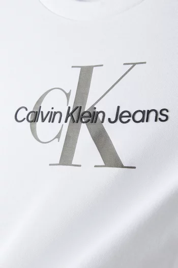 Ck Monogram T-shirt in Cotton-jersey
