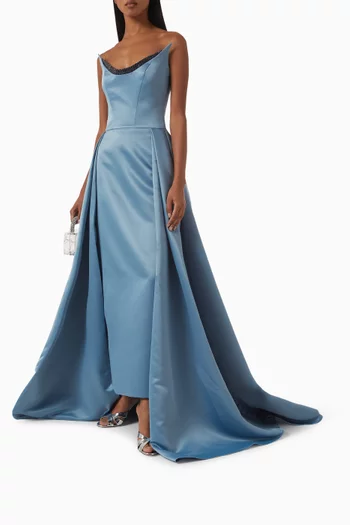 Isadora Gown in Satin